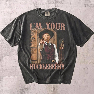 Sophie Cunningham I'm Your Huckleberry Vintage T-Shirt, Sophie Cunningham Basketball T-Shirt AK-065