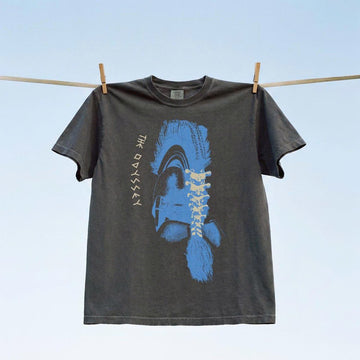 The Odyssey T-Shirt, Greek Poster Text Logo Homer T-Shirt AK-074