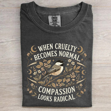 RADICAL COMPASSION SOCIAL JUSTICE SHIRT HHUE - 134