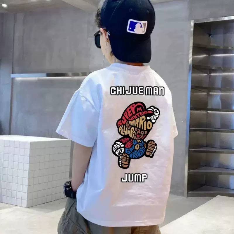 Kids Oversized T-Shirt with Mario
