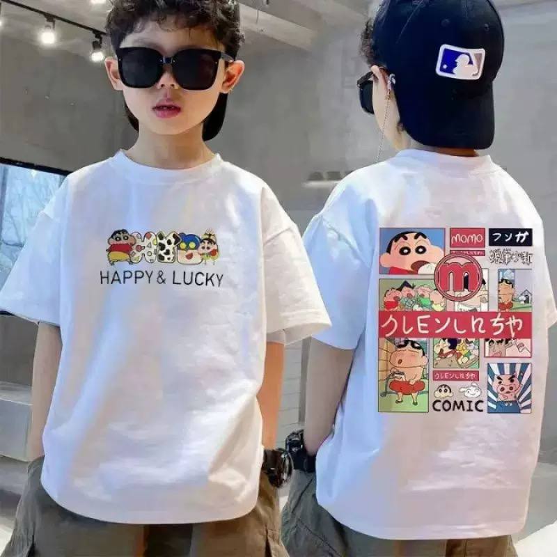 Kids Oversized Graphic T-Shirt with Vintage Cartoon Print