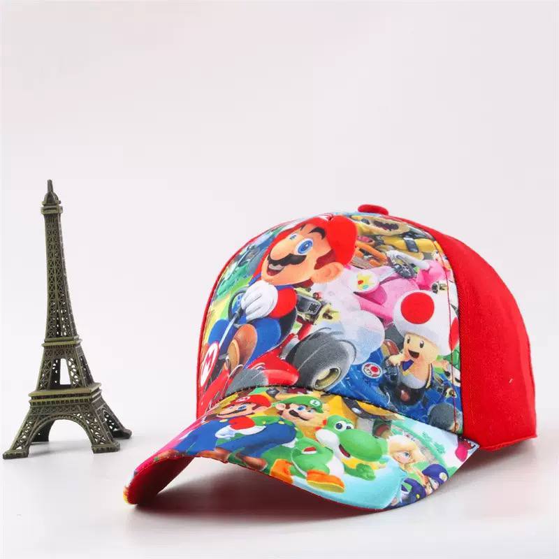 Kids Cartoon Character Baseball Cap – Adjustable Sun Hat
