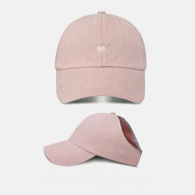Kids Heart Embroidered Baseball Cap
