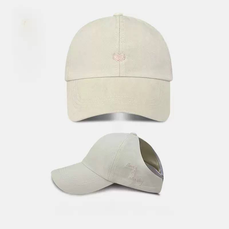 Kids Heart Embroidered Baseball Cap
