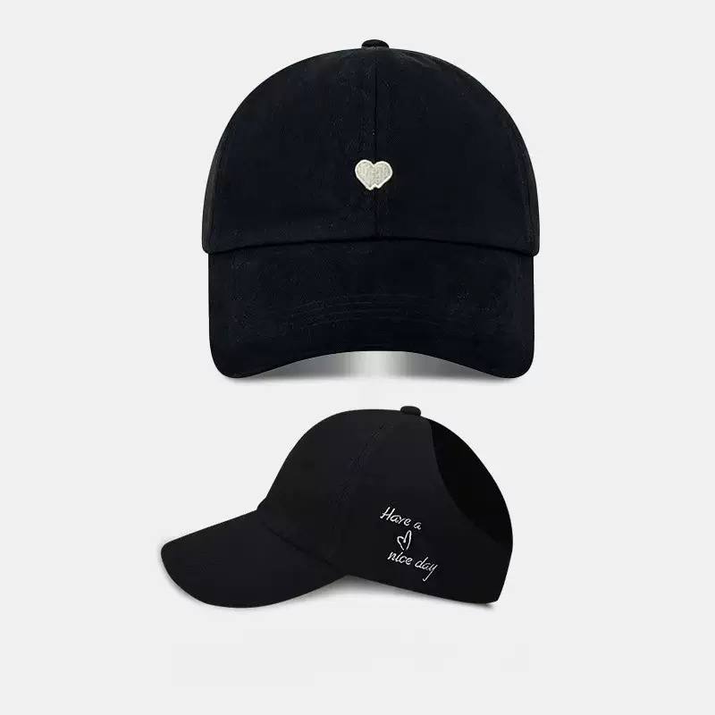 Kids Heart Embroidered Baseball Cap