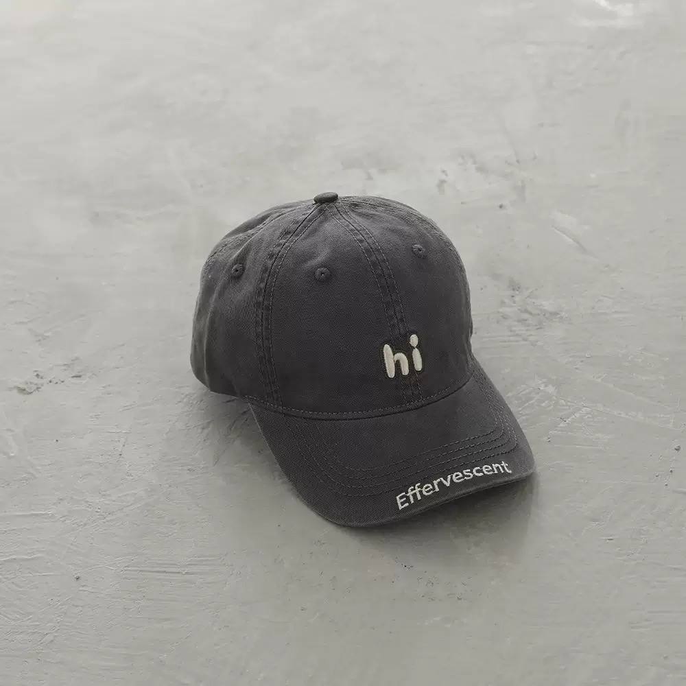 Kids "Hi" Embroidered Baseball Cap – Adjustable Cotton Sun Hat for Boys & Girls