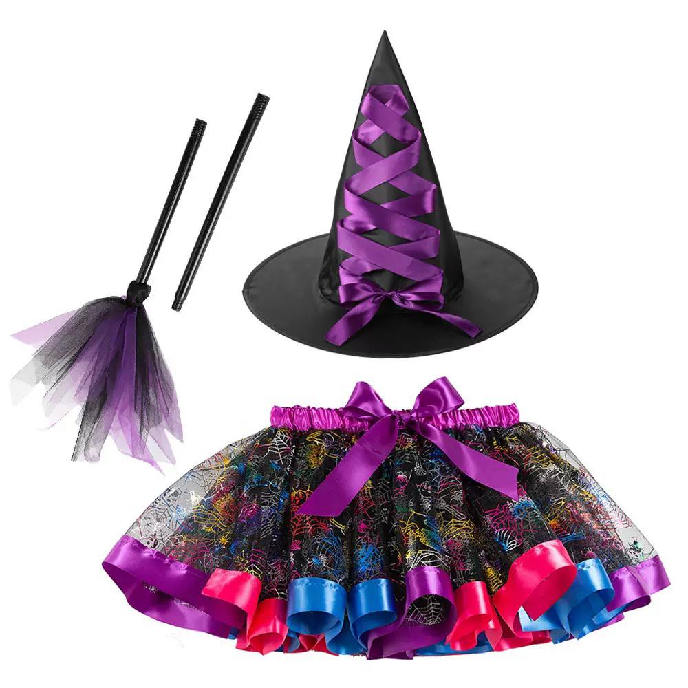 Kids Halloween Witch Costume Set