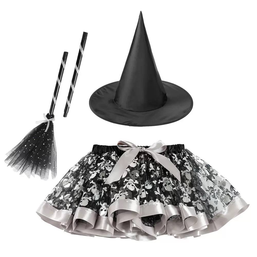 Kids Halloween Witch Costume Set