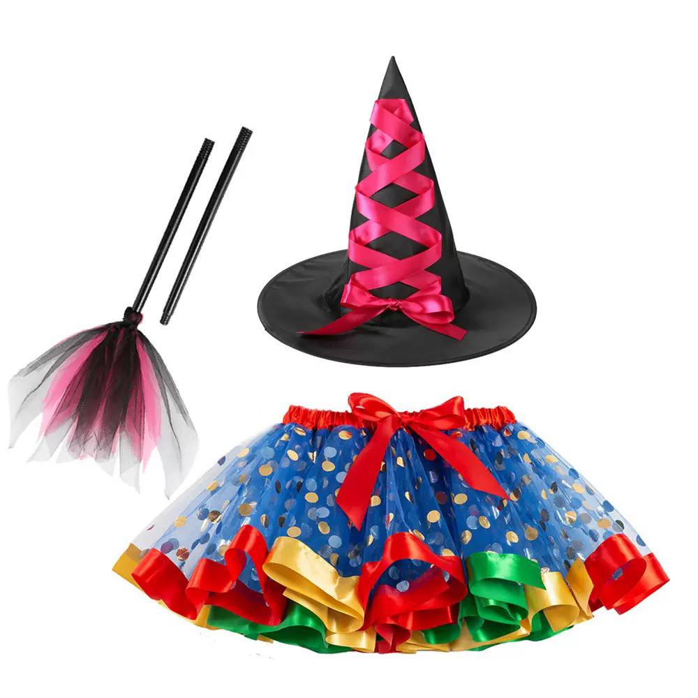 Kids Halloween Witch Costume Set
