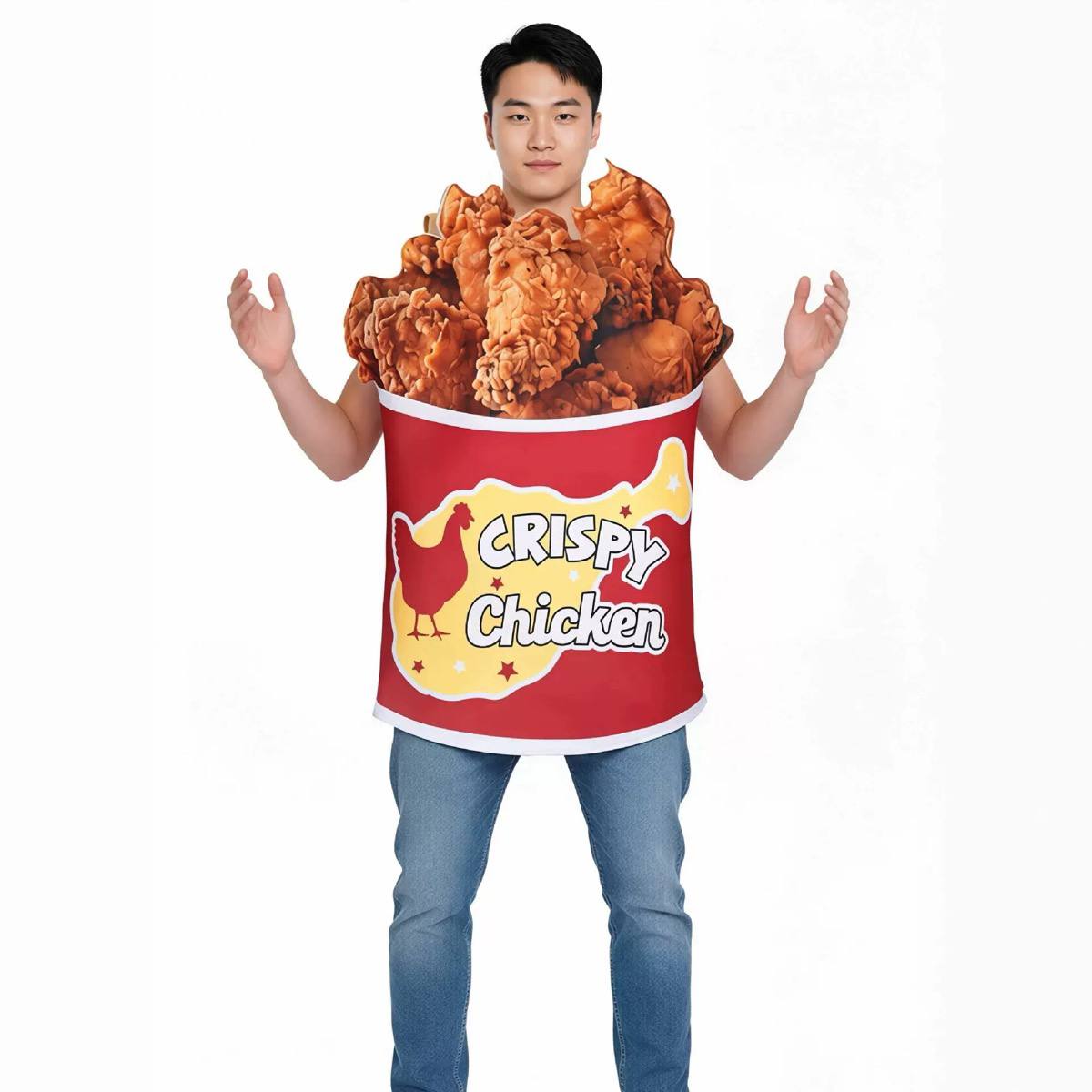 Kids Crispy Fried Chicken Costume