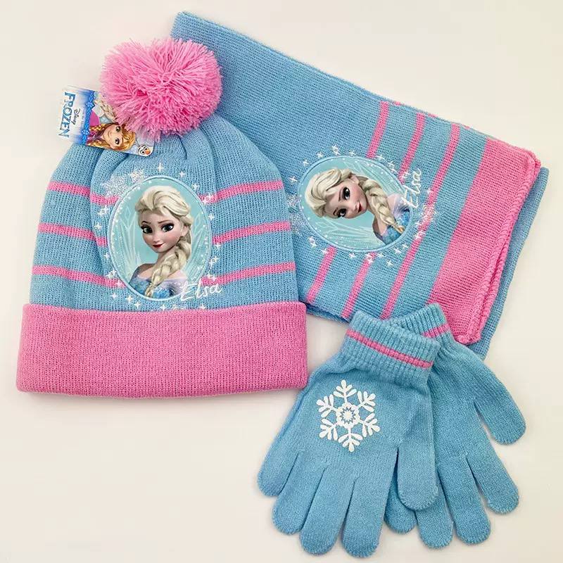 Kids Winter Hat Scarf Gloves Set