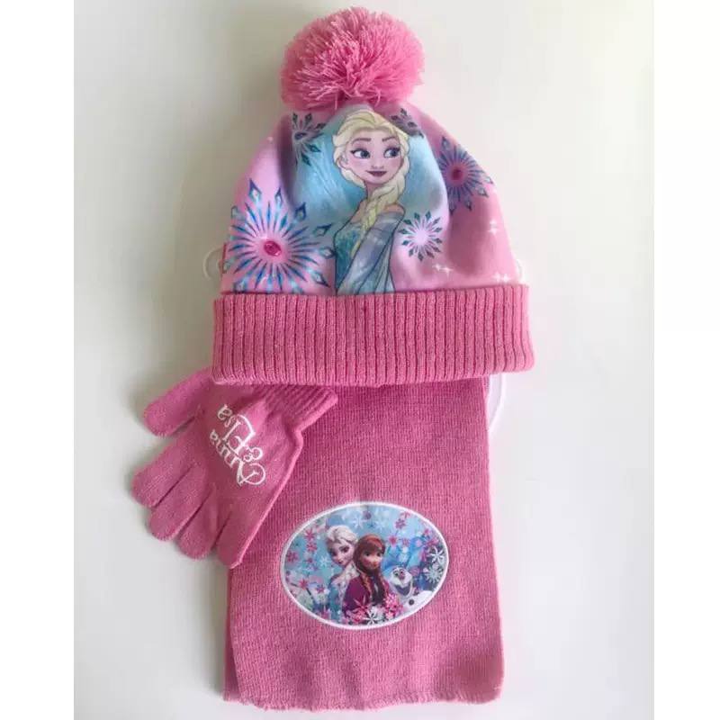 Kids Winter Hat Scarf Gloves Set