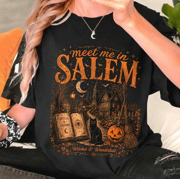 MEET ME IN SALEM HALLOWEEN T-SHIRT TR-00276