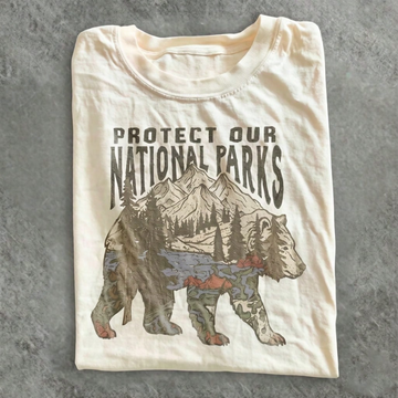 VINTAGE GRIZZLY BEAR GRAPHIC TEE LL - 0203