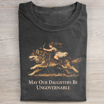 MAY OUR DAUGHTERS BE UNGOVERNABLE T-SHIRT LL - 0214