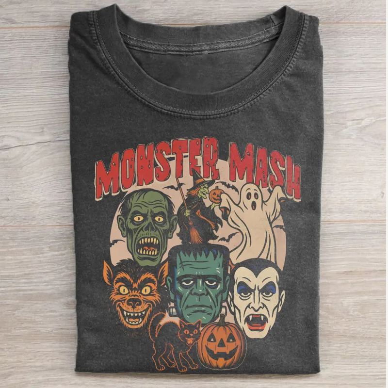 RETRO HALLOWEEN SPOOKY SEASON T-SHIRT LL - 0218
