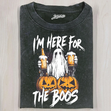 GHOST DRINKING ON HALLOWEEN T-SHIRT TR-00189