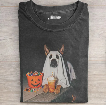 GERMAN SHEPHERD DOG HALLOWEEN T-SHIRT TR-00277