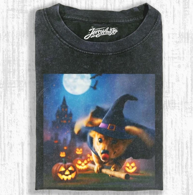 HALLOWEEN WACKY DOG SHIRT XIU-0153