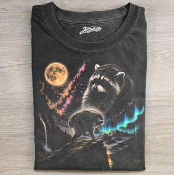 JIMOTHY RACCOON MOON T-SHIRT TR-00196