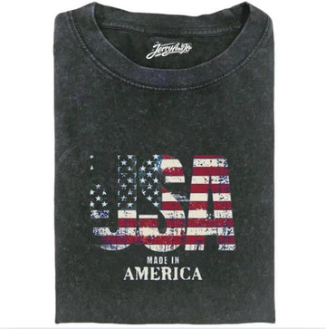 USA MADE IN AMERICA PATRIOTIC SHIRT XIU-0156