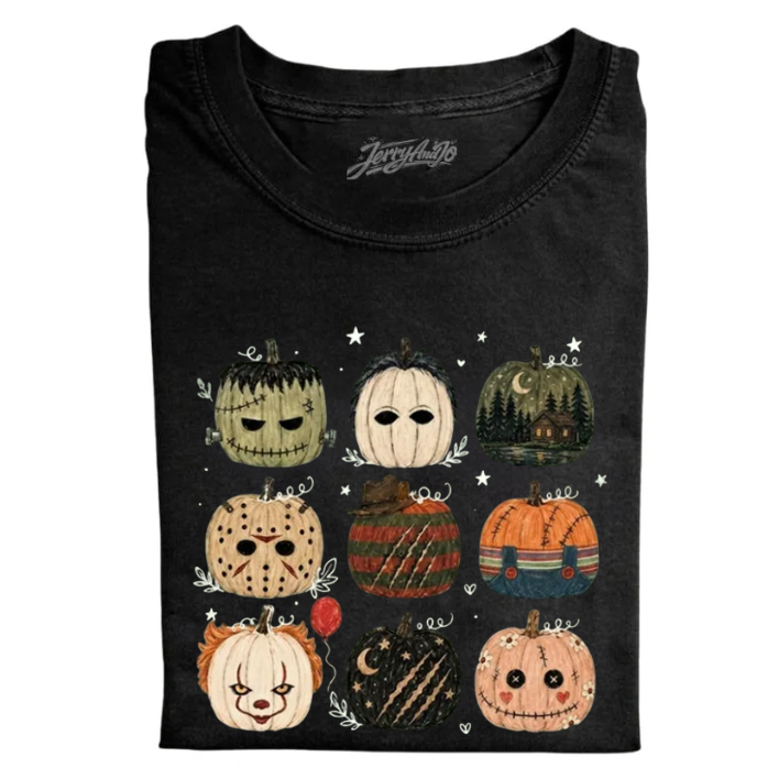 HORROR PUMPKIN SPOOKY HALLOWEEN SHIRT TR-00167