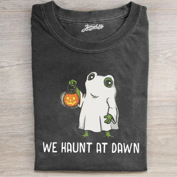 WE HAUNT AT DAWN FROG GHOST T-SHIRT TR-00260