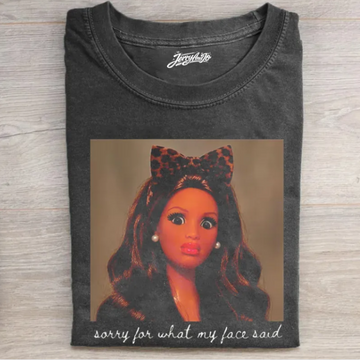 SHOCKED FUNNY DOLL GRAPHIC SHIRT TR-00172