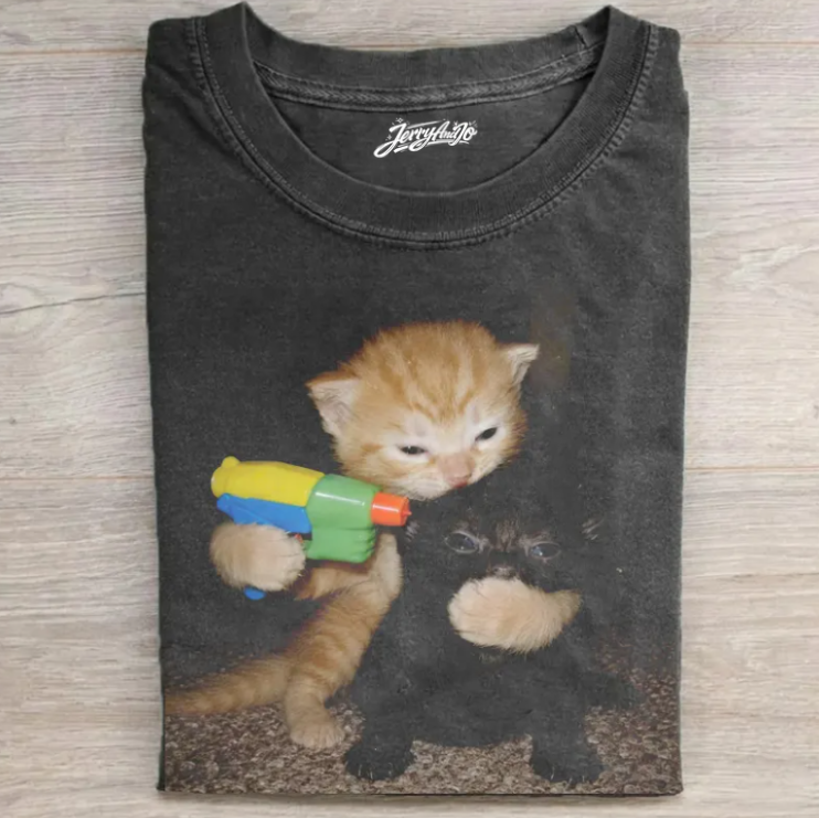 FUNNY CAT FRIENDS T-SHIRT TR-00217