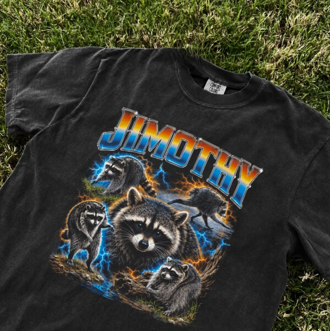 JIMOTHY RACCOON TEE, VIRAL SEATTLE MEME TEE BN-00194
