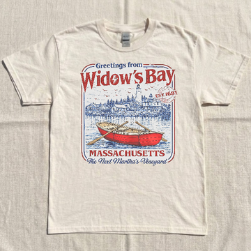 GREETINGS FROM WIDOW'S BAY TEE, COASTAL HORROR TV SHOW TEE BN-00196