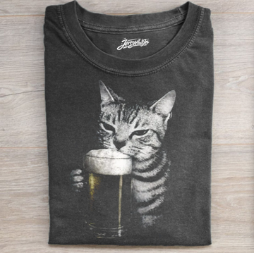 CAT BEER SHIRT TR-00160