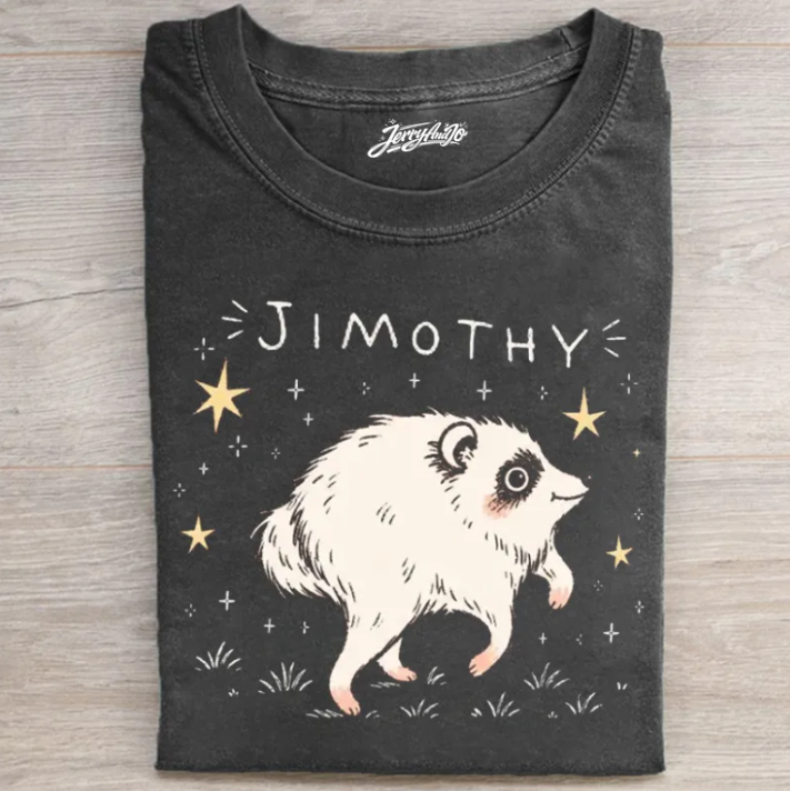 FUNNY RACCOON JIMOTHY SHIRT, VIRAL SEATTLE RACCOON TEE, FUNNY INTERNET MEME T-SHIRT TR-00182
