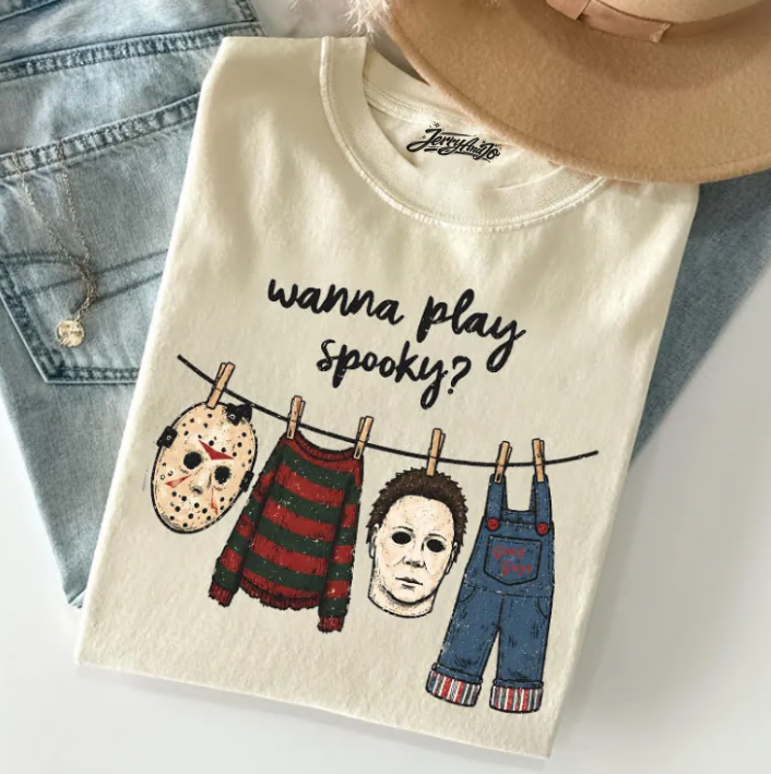 WANNA PLAY SPOOKY SHIRT TR-00161