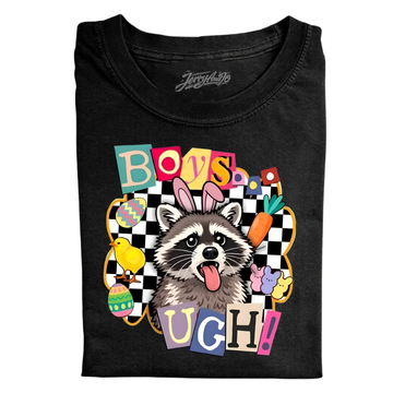 FUNNY SARCASTIC EASTER TEE | Y2K AESTHETIC RACCOON T-SHIRT LL - 0184