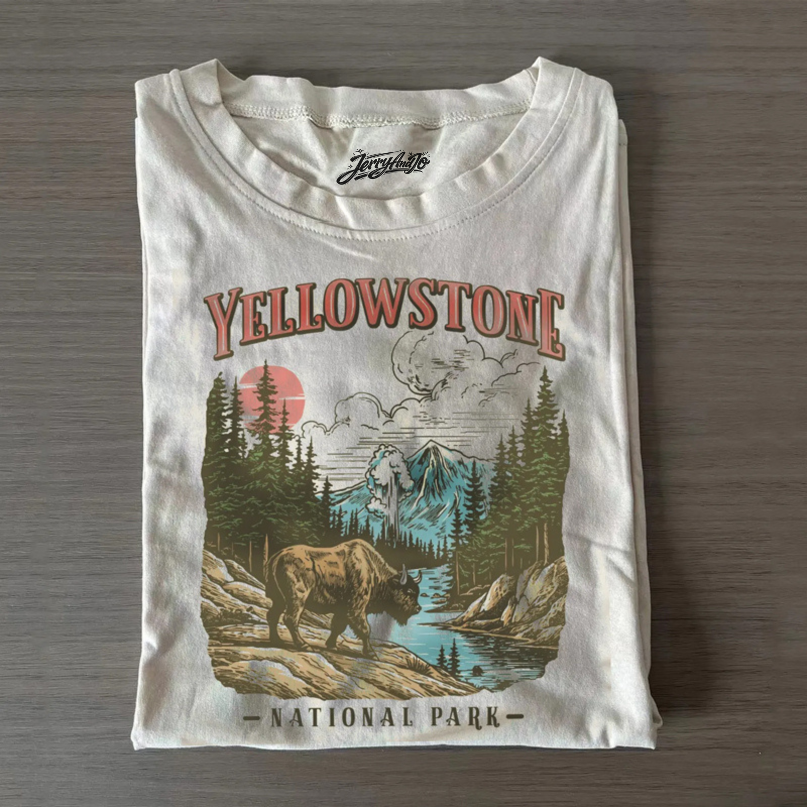 VINTAGE YELLOWSTONE NATIONAL PARK T-SHIRT BT-00201