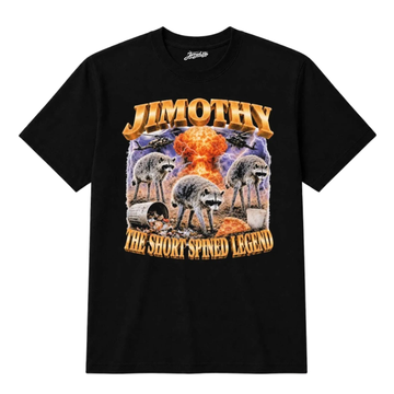 JIMOTHY THE SHORT SPINED LEGEND RACCOON T-SHIRT BT-00206