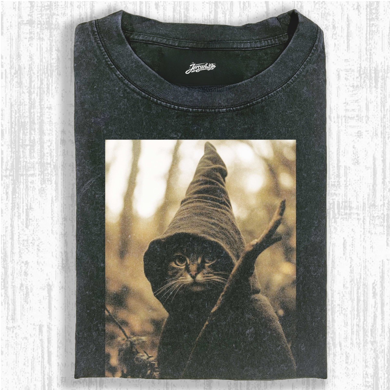 WITCHY CAT SHIRT, BLACK CAT HALLOWEEN TEE TEE BT-00241