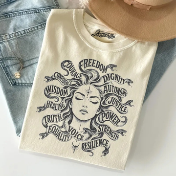 MEDUSA MYTHICAL T-SHIRT  LL - 0246
