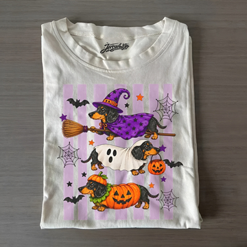 CUTE DACHSHUND HALLOWEEN SHIRT BT-00179
