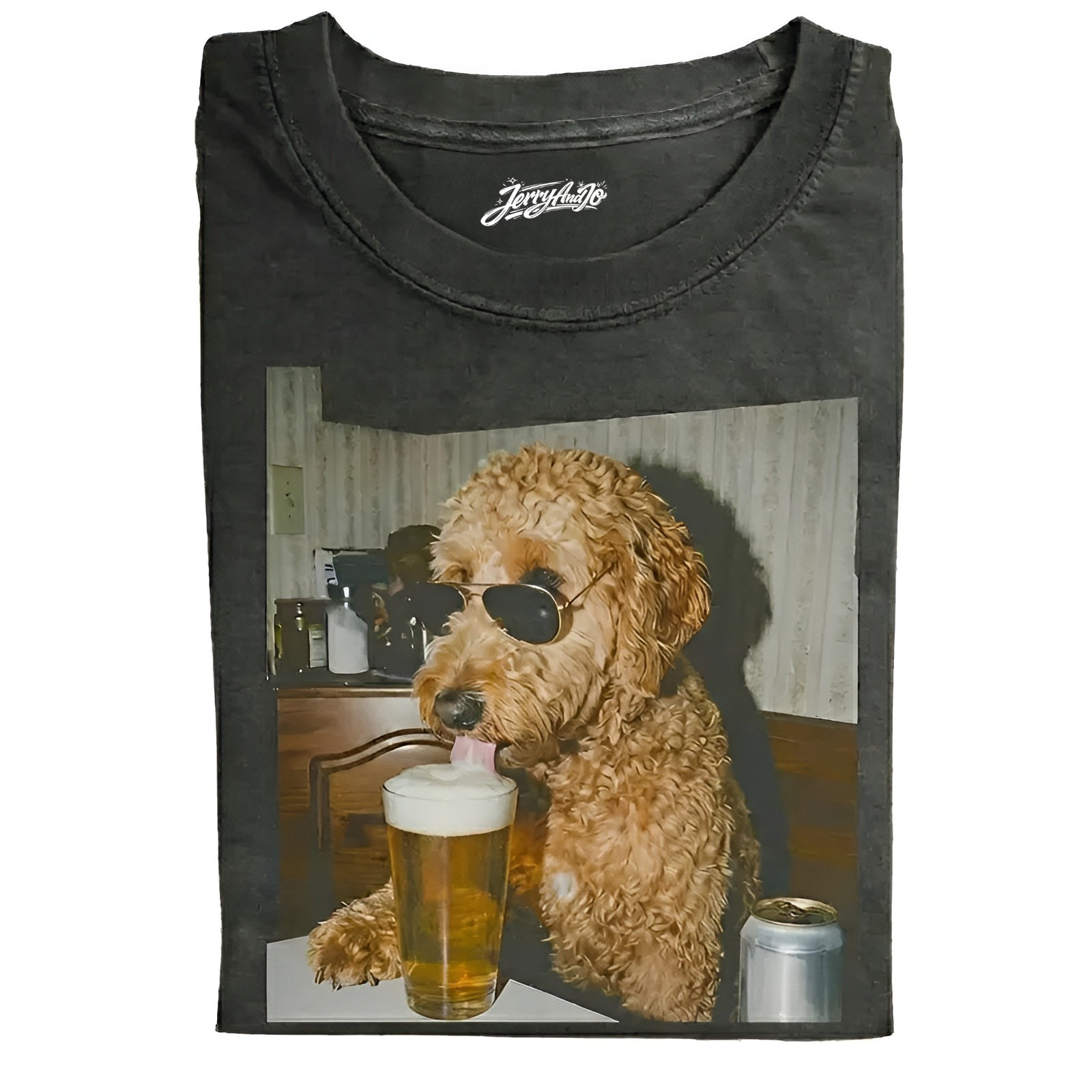 DOG BREEDS DRINKING BEER T-SHIRT BT-00184