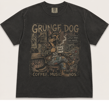 GRUNGE DOG COFFEE MUSIC TEE AV-00230