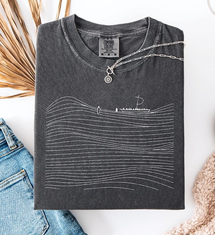 Christian Faith Shirt: Walk on Water Boho Tee, Bible Verse T-Shirt AK-058