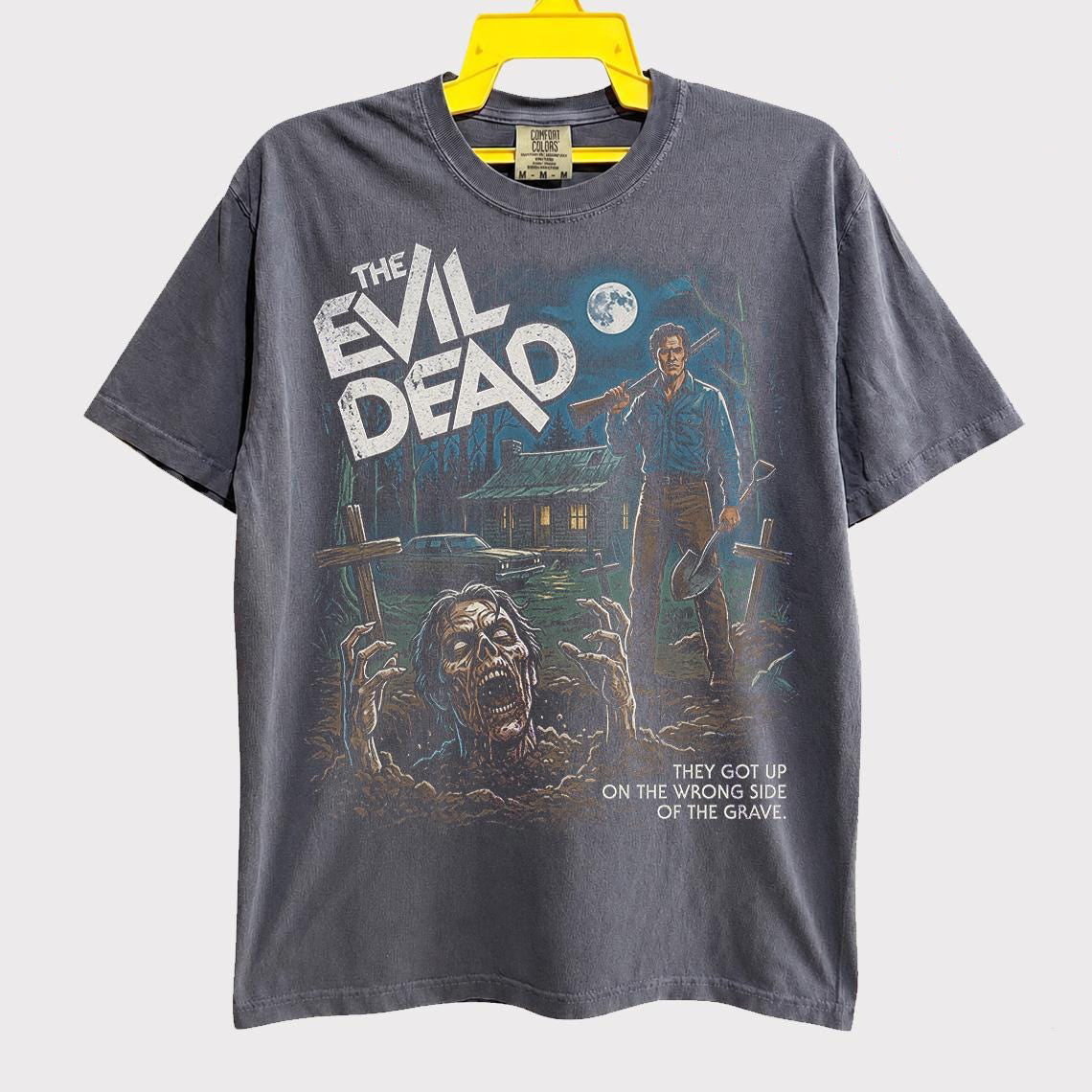 Vintage The Evil Dead Shirt Comfort Colors Horror Movie Tee Ash Williams T-Shirt AK-066
