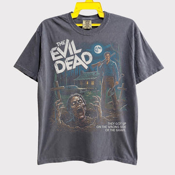 Vintage The Evil Dead Shirt Comfort Colors Horror Movie Tee Ash Williams T-Shirt AK-066
