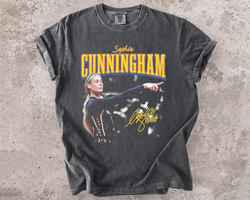 Vintage Sophie Cunningham Shirt, Womens Basketball Comfort Colors Fan T-Shirt AK-060