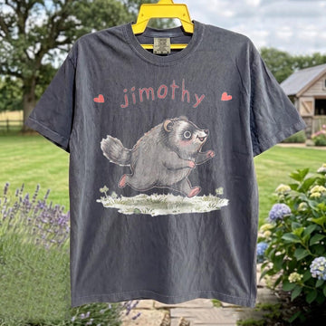 Jimothy Raccoon Ivory Comfort Colors® Shirt, Viral Seattle Raccoon Tee, Short Spine Syndrome Raccoon Apparel, Funny Internet Meme T-Shirt AK-063