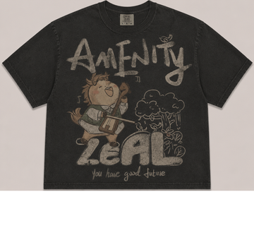AMENITY ZEAL HORSE MUSIC VINTAGE TEE AV-00245