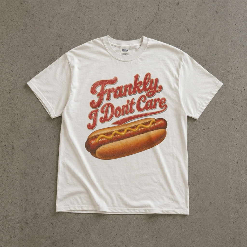 VINTAGE AMERICANA HOT DOG SHIRT MC-0059