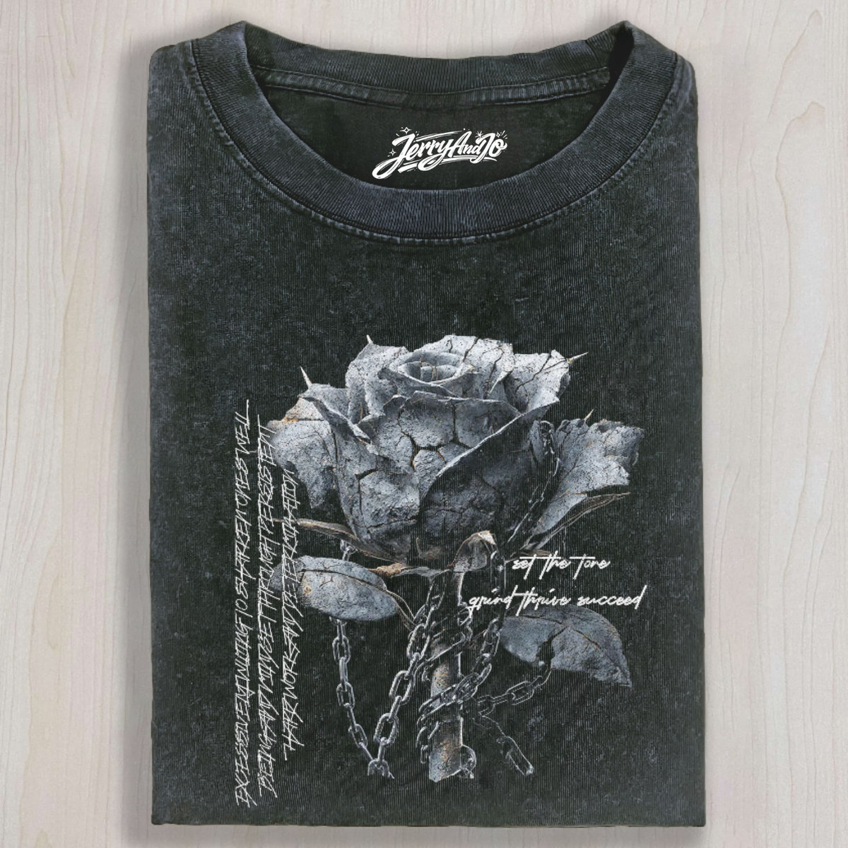 FLORAE IRON ROSE COLLAPSE SHIRT NN-0223